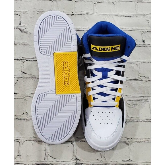 Adidas Entrap Neo Mid Golden State Warriors Blue Yellow GW4399 MENS SIZE 8.5 - Picture 7 of 8